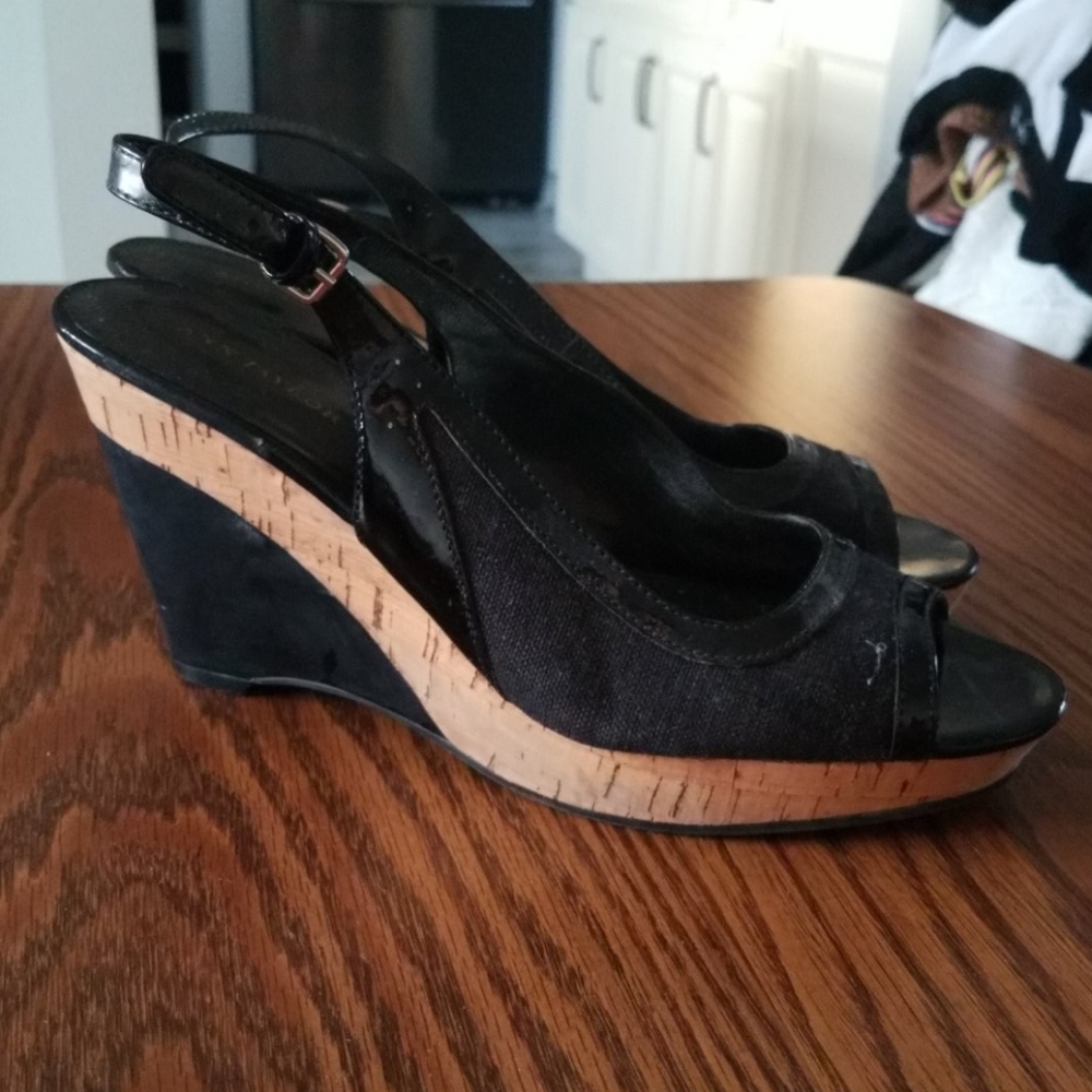 Like new! Ann Taylor cork wedge